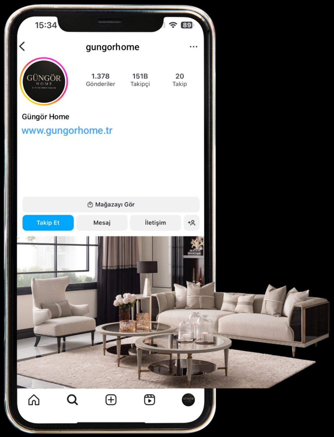 Güngör Home Instagram Profili